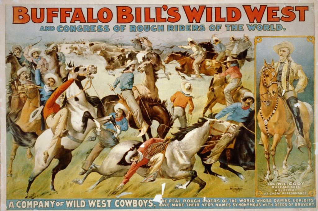 Wild West show poster, 1899. Source Wikipedia Commons