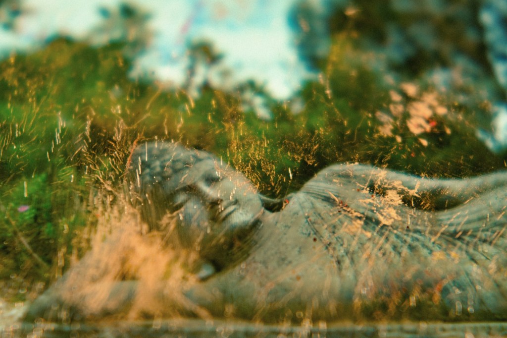 Distorted reclining Buddha